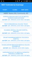 NEET Estimate by Examsign captura de pantalla 2