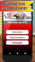 Treino de flexibilidade exerci Cartaz