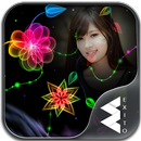 Neon Flower Photo Frames APK