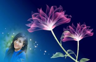 Neon Flower Photo Frames ภาพหน้าจอ 1