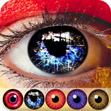 Cambiador de color de ojos icono