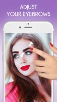 Sourcil Filtre: Editor de Foto Affiche