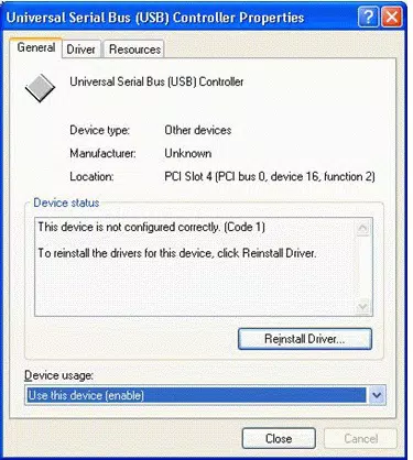 VIA USB 2.0 Host Controller Driver