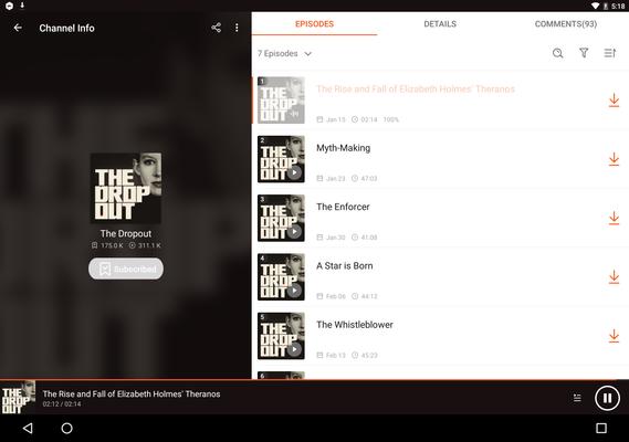 Podcast Player & Podcast App - Castbox Screenshots