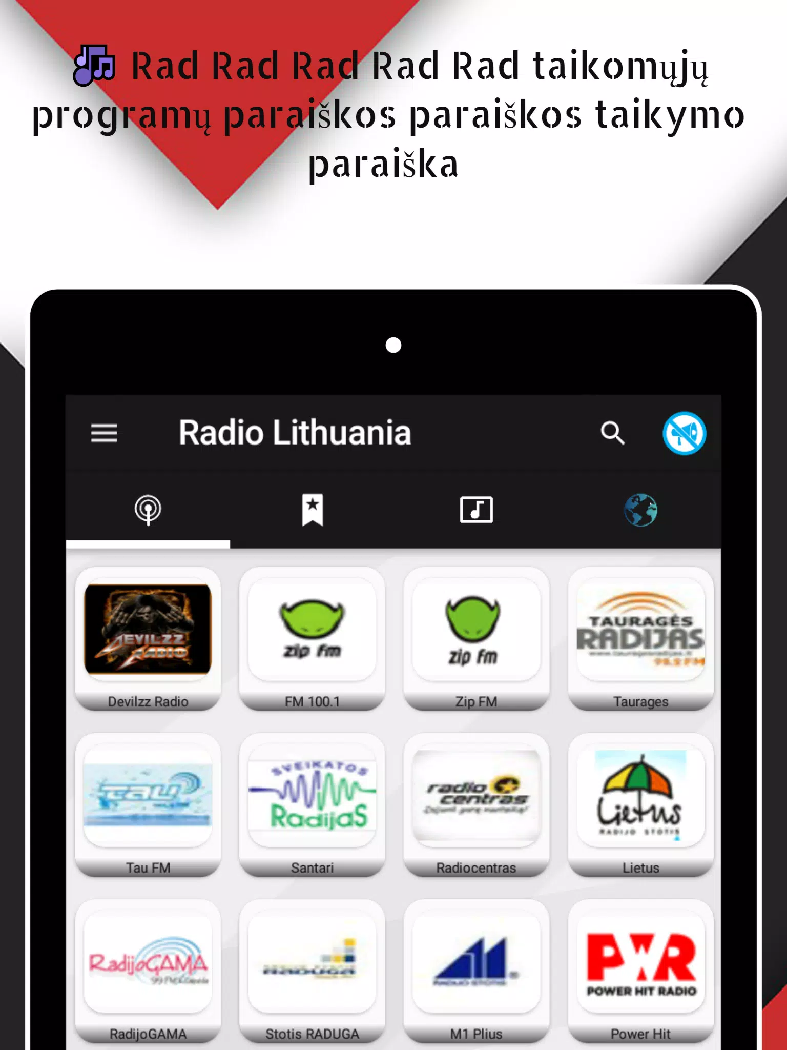 lithuania radio - All lithuanian radio stations for Android - APK Download
