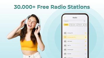 Radio FM AM Live Radio Station โปสเตอร์