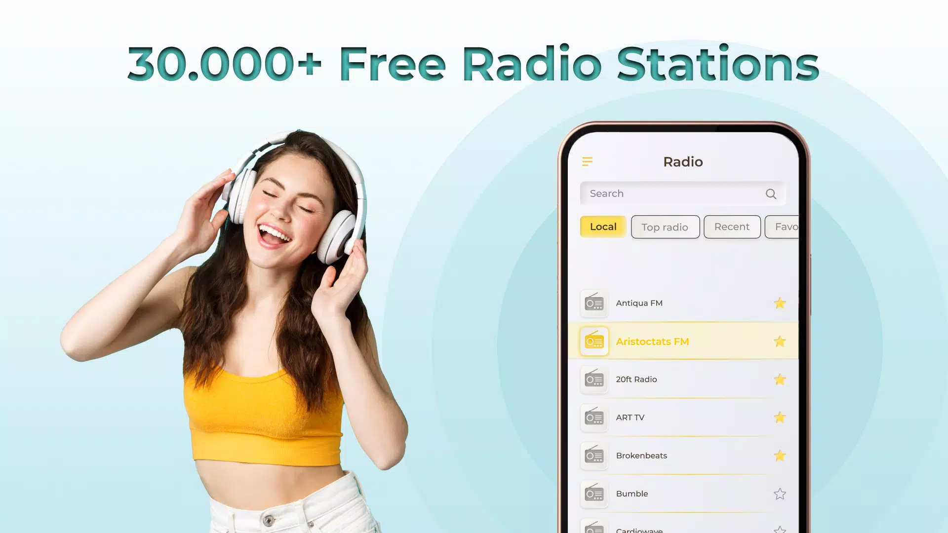 Android 用の Radio FM AM Live Radio Station APK をダウンロード