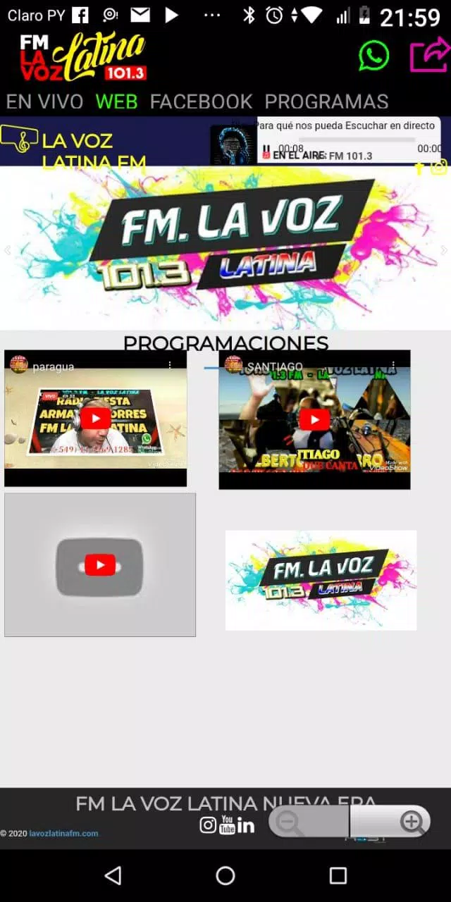 Descarga de APK de FM 101.3 La Voz Latina para Android