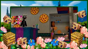 Fnaf World: Minecraft Game Mod capture d'écran 1