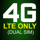 4G LTE Only Network Mode Dual 아이콘