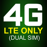 4G LTE Only Network Mode Dual biểu tượng