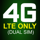 4G LTE Only Network Mode Dual-icoon