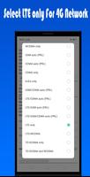 4G LTE Only Network Mode Dual تصوير الشاشة 3