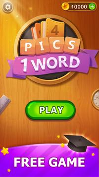 4 Pics Guess 1 Word - Word Games Puzzle poster