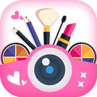 Virtuele make-upcamera-editor-icoon