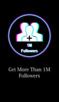 Get 1M Followers TikTok ポスター