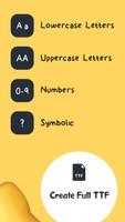 Handwriting Font Creator ảnh chụp màn hình 3