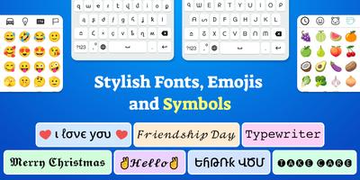 Fonts Keyboard Plakat