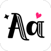 Fonts: yazi tipi stili klavye simgesi