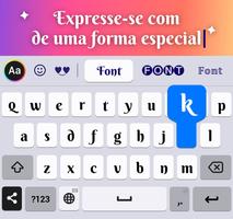 Fonts: Teclado com fontes Cartaz