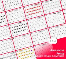 Fonts Keyboard - Fonts & Emoji Cartaz