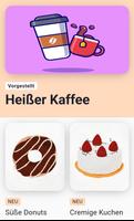 Nettes essen zeichnen app Plakat