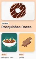 Desenhar comida fofa Cartaz