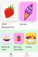 Desenhar comida fofa imagem de tela 1