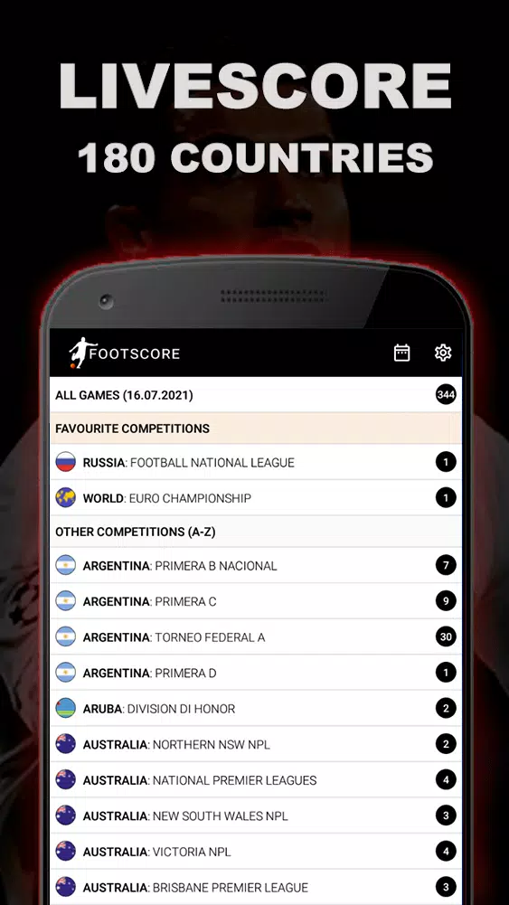 Foot en direct - resultat foot live pour Android - Téléchargez l'APK