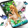 Forest fairy magical wallpaper simgesi