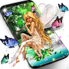 Forest fairy magical wallpaper icône