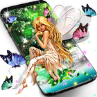 Forest fairy magical wallpaper ikona