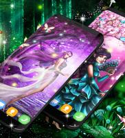 Forest fairy magical wallpaper 스크린샷 1