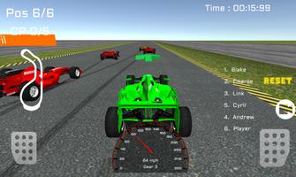 course libre de formule 3D capture d'écran 2