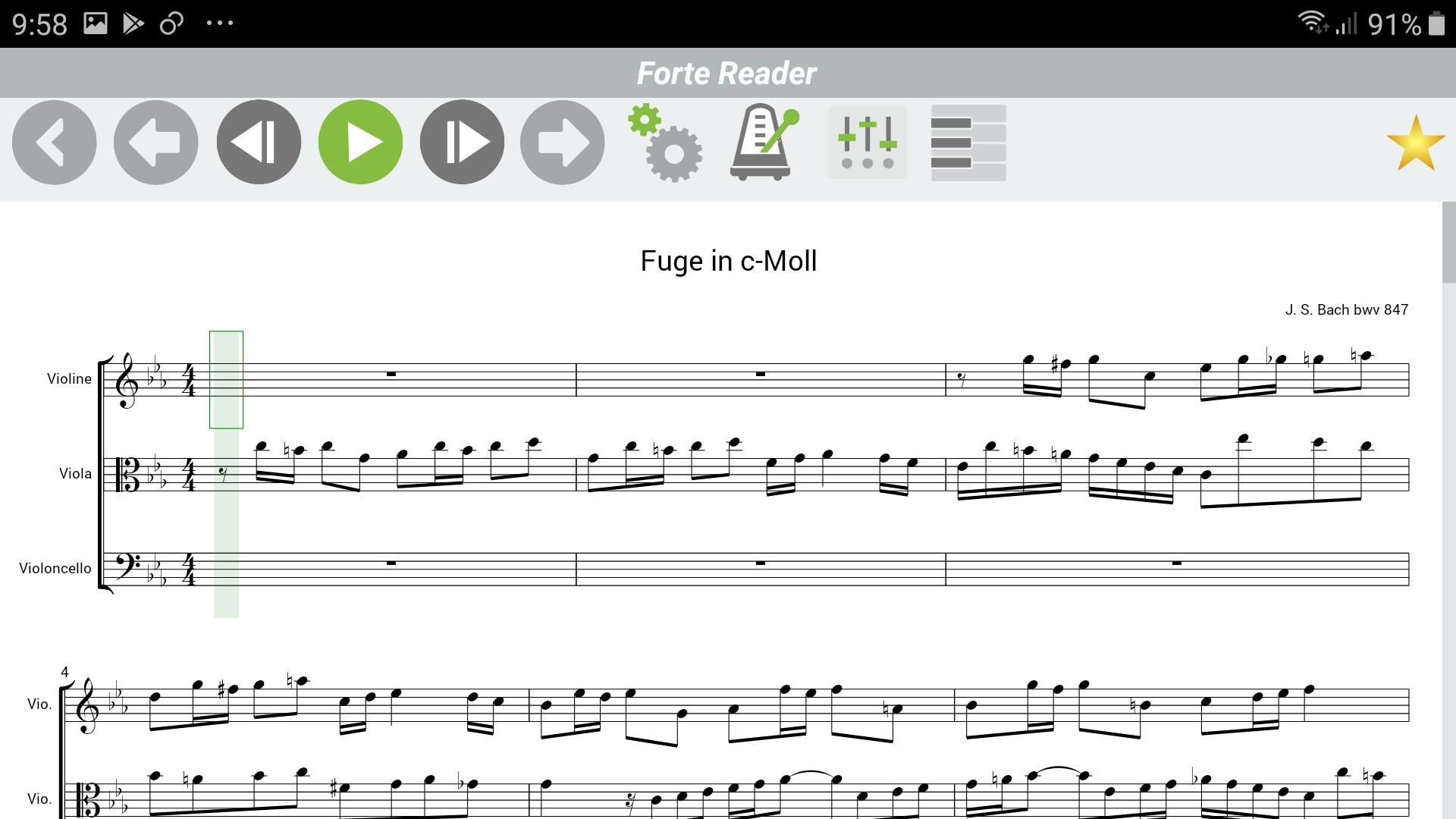 Forte Sheet Music Reader Для Андроид - Скачать APK