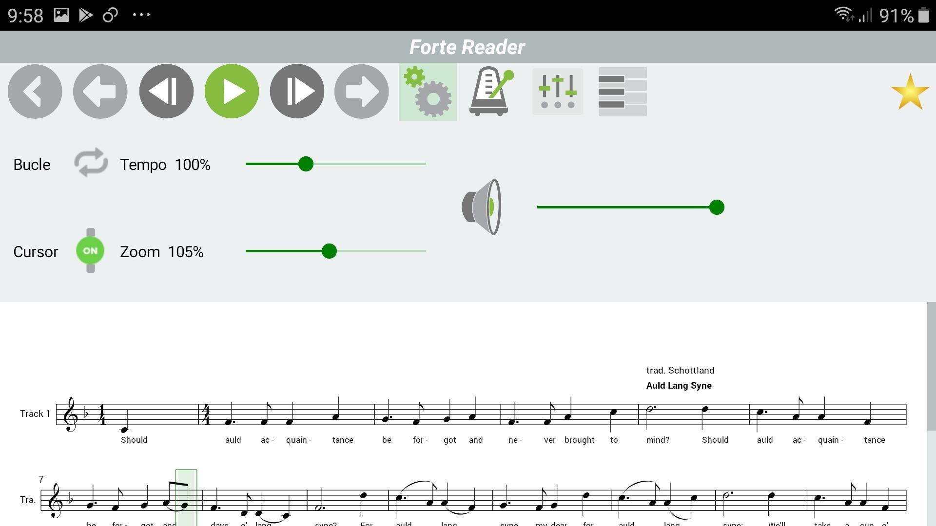 Forte Sheet Music Reader Для Андроид - Скачать APK