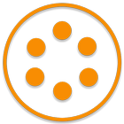 Stamped Orange SL Theme icône