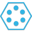 SL Theme Holo Blue Hexagon