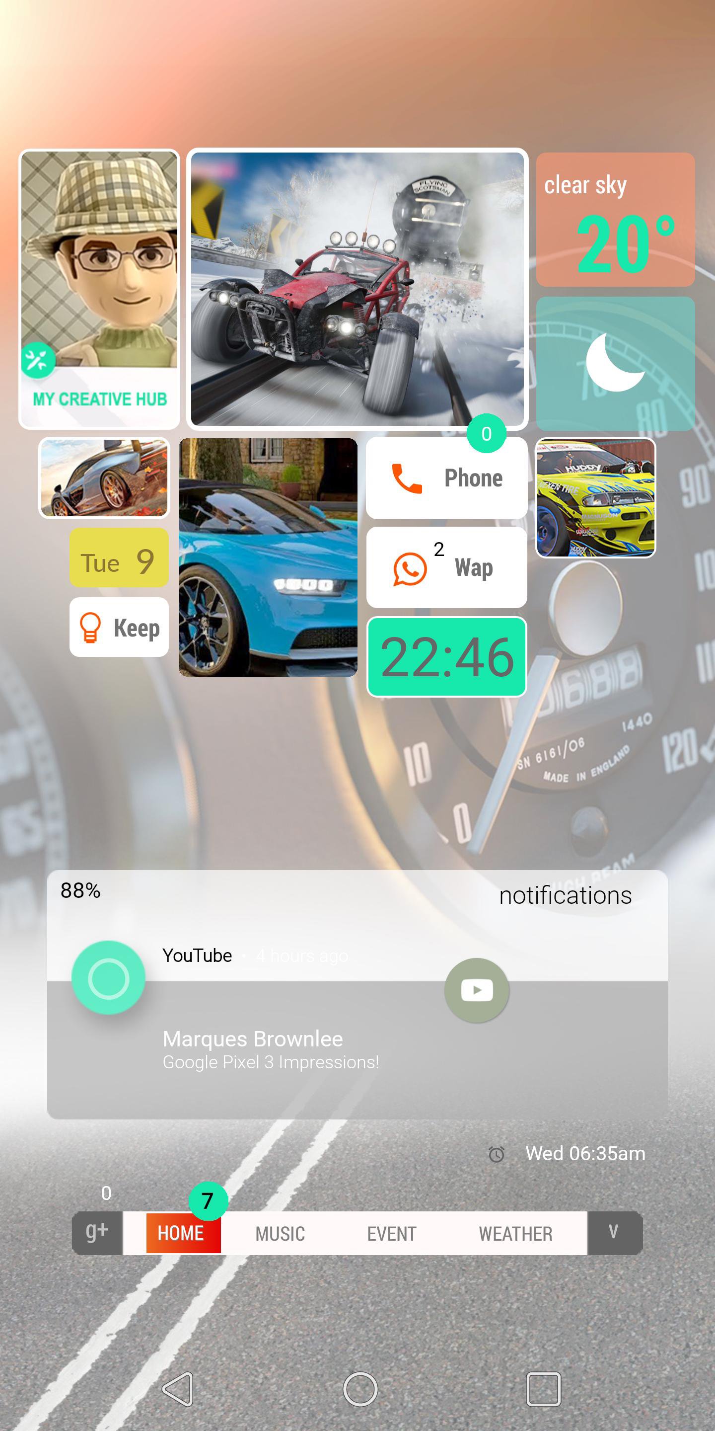 Android 用の Forza Horizon 4 Klwp Preset Apk をダウンロード
