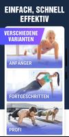 Plank-Workouts zu Hause Plakat