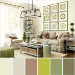 تنسيق الالوان للديكور