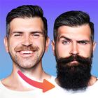 Beard App: Mustache, Hair Edit أيقونة