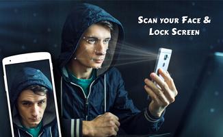 Face lock mobile poster