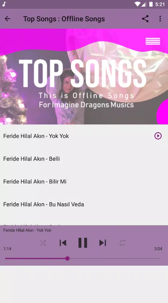 Android İndirme için Feride Hilal Akın - Songs Yok Yok APK