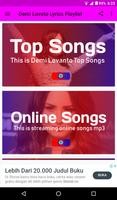 Demi Lovato Lyrics Playlist Affiche