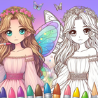 juegos de colorear princesa de icono