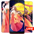 Fairy under the moonlight live wallpaper