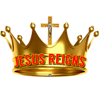 Jesus Reigns Marian icono