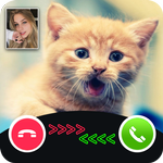 cat call you - fake video call icon