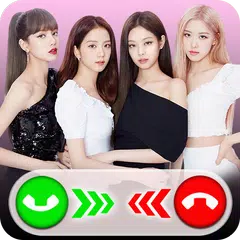 Black pink call you: Fake call APK 下載
